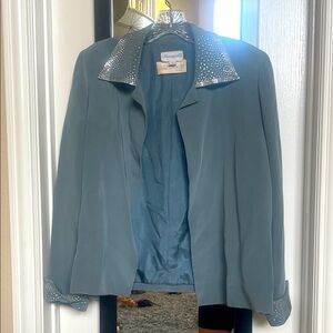 Samsappelle vintage rhinestone blazer size 10